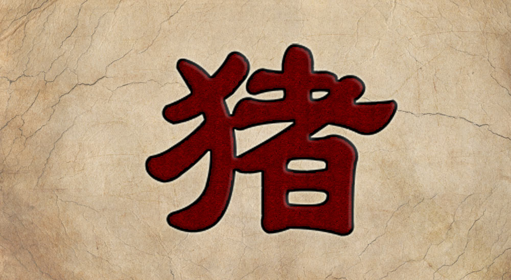 Vepř - Znamení čínského horoskopu (čínský zvěrokruh)